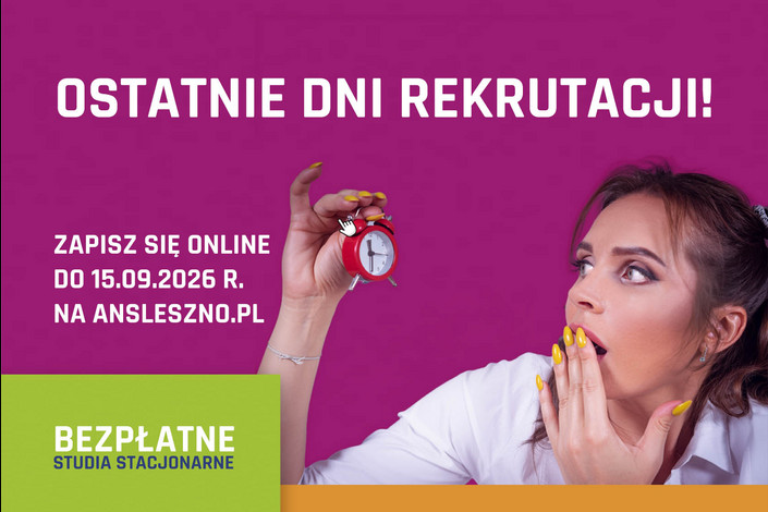 Ostatnie dni rekrutacji na studia w ANS w Lesznie!