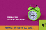 Ostatnie dni II naboru na studia w ANS w Lesznie!